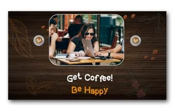 Coffee Shop Open After Effects Slideshow Template