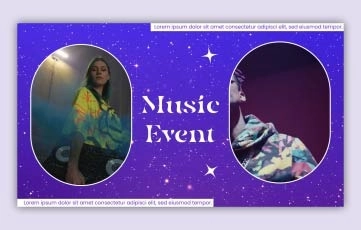 Music Event After Effects Slideshow Template
