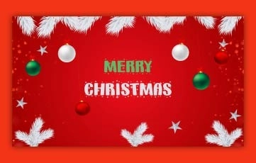 Best Merry Christmas After Effects Slideshow Template