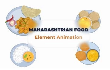 Maharashtrian Food Animation Scene