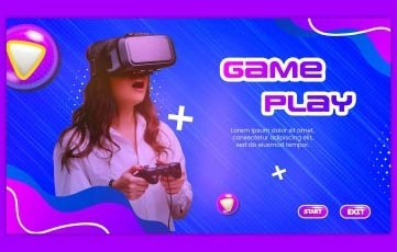 Game After Effects Slideshow Template