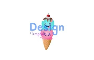 Ice Cream Illustration 2D Animation Scene