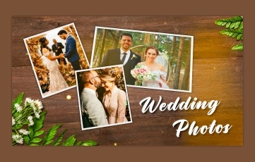 Wedding Photo Album After Effects Slideshow Template