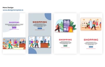 Shopping Instagram Story Premiere Pro Templates