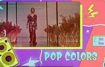 Pop Color Slideshow After Effects Template 2