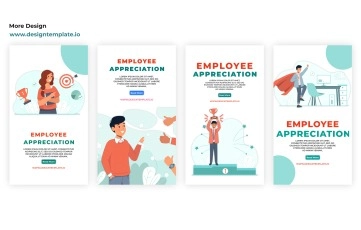 Employee Appreciation Instagram Story Premiere Pro Templates
