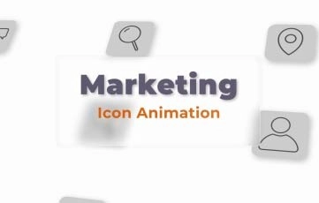 Marketing Icon Animation 2 After Effects Template