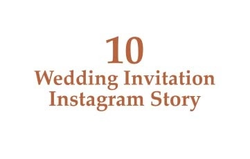 Lovely Wedding Invitation Instagram Story After Effects Template