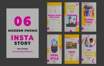 Modern Promo Instagram Story After Effects Template