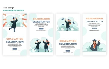 Graduation Celebration Instagram Story After Effects Templates