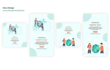 World Earth Day Instagram Story After Effects Templates