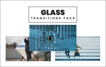 Glass Transition Pack After Effects Template