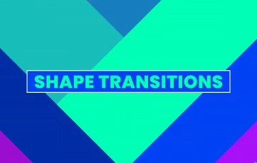 New Best Shape Transition Pack After Effects Template
