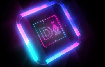 Neon Logo Reveal After Effects Template