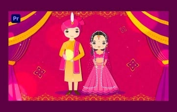 Best Indian Wedding Invitation Premiere Pro Template