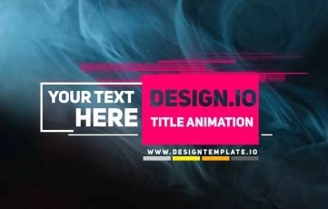 Business Colored Tripes Titles After Effects Template