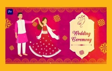 Indian Wedding Invitation Premiere Pro Templates