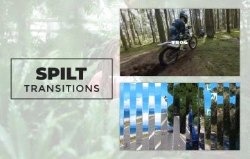 Spilt Transitions Pack After Effects Template
