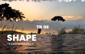 Latest Shape Transitions Pack After Effects Template