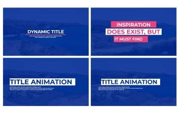 Simple Dynamic Titles After Effects Template