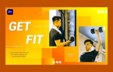 Fitness Slideshow Premiere Pro Template to Sell Your Services