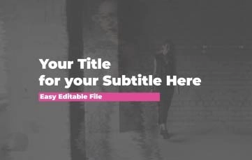 Best Simple Creative Titles After Effects Template