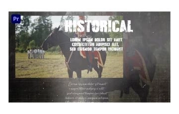Historical Slideshow Premiere Pro Templates