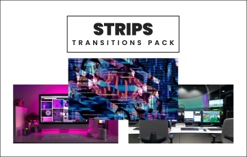 Strips Transitions Pack After Effects Template