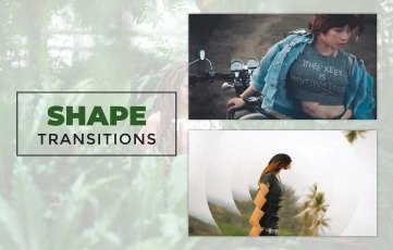 New Stylish Shape Transition Pack After Effects Template