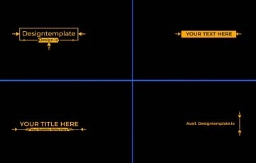Arrows Titles Animation After Effects Template