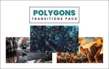 Polygons Transition Pack After Effects Template