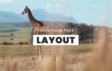Layout Transition Pack After Effects Template