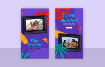 Summer Instagram Story After Effects Templates