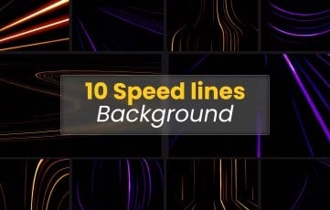 Stylish Speed Lines After Effects template