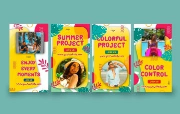 New Summer Instagram Story After Effects Template