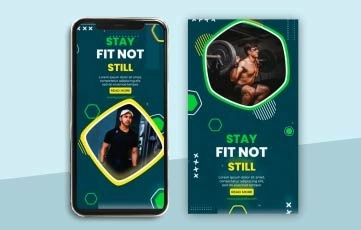 Fitness Instagram Story After Effects Template