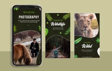 Wildlife Instagram Story After Effects Template