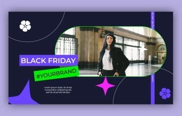 Attractive Black Friday Slideshow After Effects Template