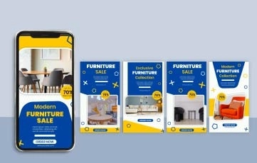 Furniture Instagram Story After Effects Templates