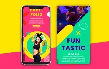 Portfolio Instagram Story After Effects Template 3
