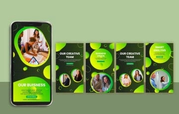 Corporate Presentation Instagram Story After Effects Template