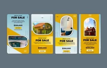 Home Sale Instagram Story After Effects Template