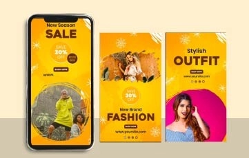 Modern Sale Instagram Story After Effects Template