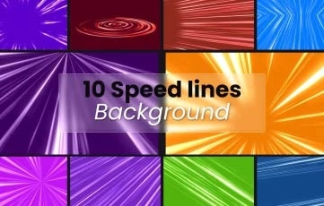 Speed Lines After Effects template