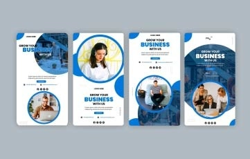 Business Marketing Instagram Story After Effects Template