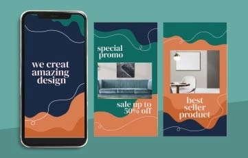 Furniture Promotion After Effects Instagram Story