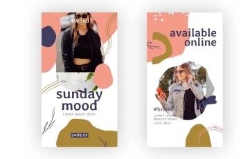 After Effects Hand Drawn Design Instagram Stories Templates