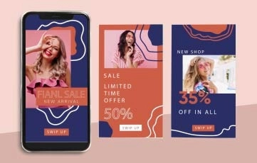 After Effects Grand Fashion Sale Instagram Story