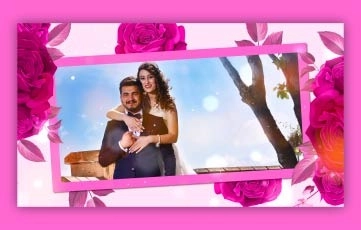 Romantic Photo Slideshow After Effects Template