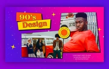 Retro Style Slideshow After Effects Template